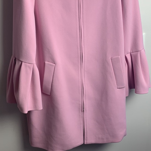 Nwt Zara pink spring bell sleeve coat - Picture 4 of 10